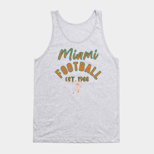 Miami Football Vintage Style Tank Top